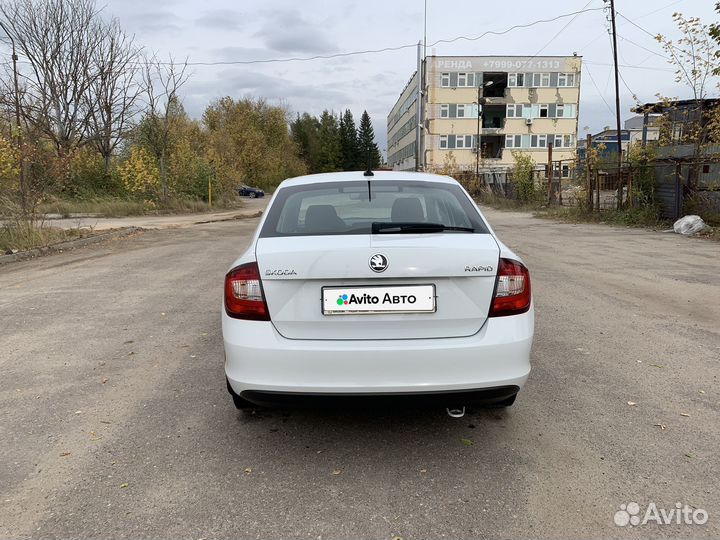 Skoda Rapid 1.6 МТ, 2019, 81 000 км