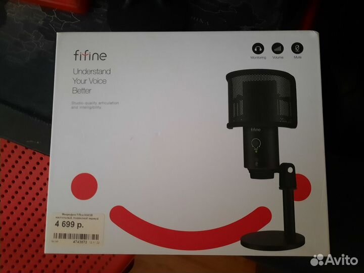 Микрофон для пк fifine k683b