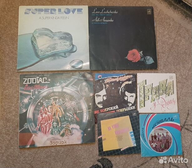 Виниловые пластинки СССР