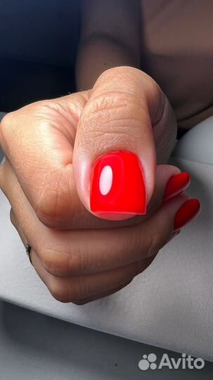 Маникюр гель-лак наращивание