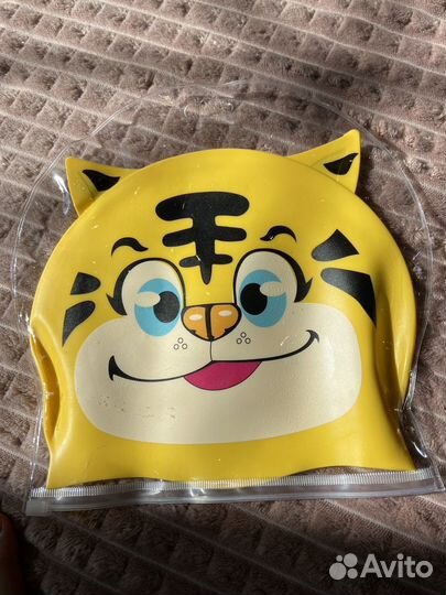Детская шапочка для плавания новая 52-54 р
