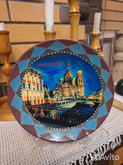 Тарелки сувенирные Санкт-Петербург