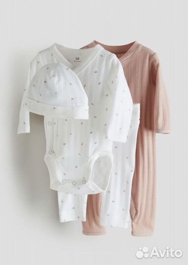 Комплект 4в1 для девочки hm 56 68