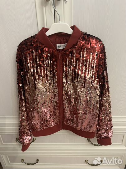 Бомбер с пайетками 128