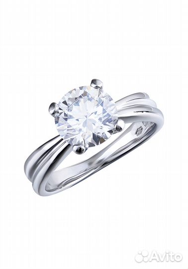 Кольцо Damiani 2,00 ct H/IF Round Diamond Engageme