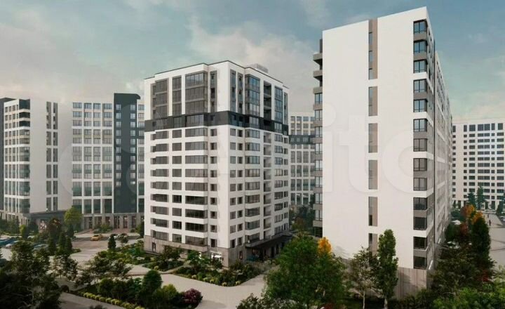 Квартира-студия, 34,1 м², 2/14 эт.