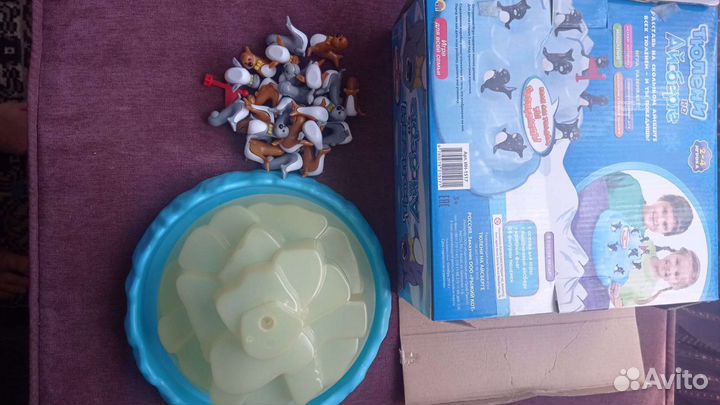 Настольная игра, тюлени на айсберге