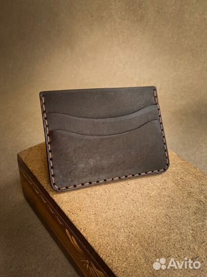Картхолдер кожаный ручная работа