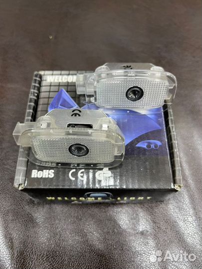 Проекция двери с логотипом mercedes W221 W216