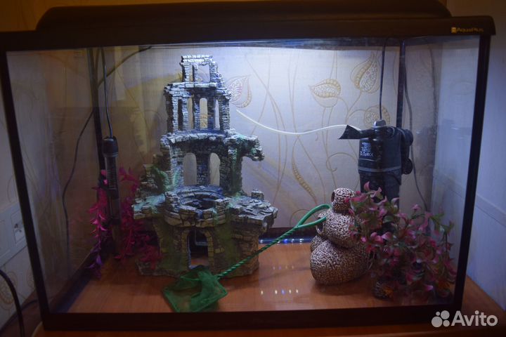 Аквариум Aqua Plus на 72 литра со светильником