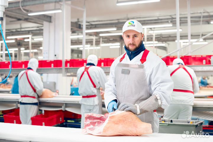 Жиловщик мяса вахта без вычетов Курская обл
