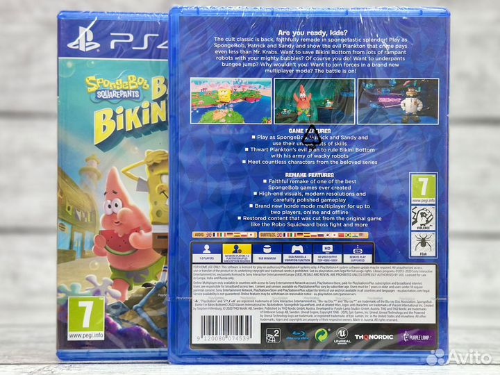 SpongeBob: Battle for Bikini Bottom (PS4) NEW