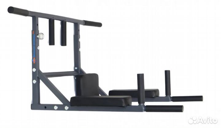 Турник-брусья-пресс (3в1) графит настенный