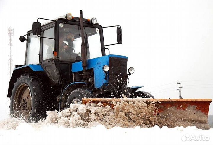 Аренда коммунальной техники, щетка с бочкой