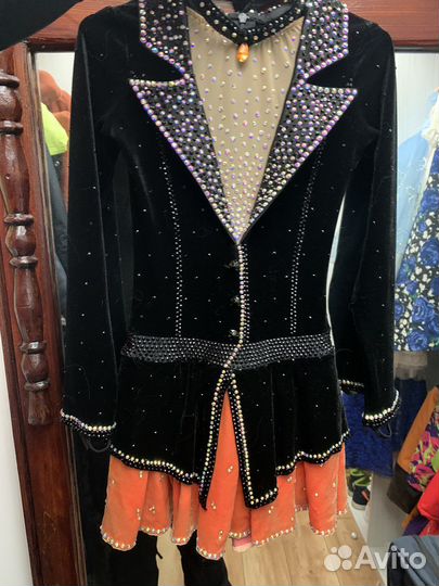 Платье для фигурного катания, меняет цвет юбка