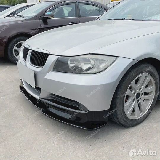 Губа передняя BMW 3 E90 E91 дорест без М-пакета