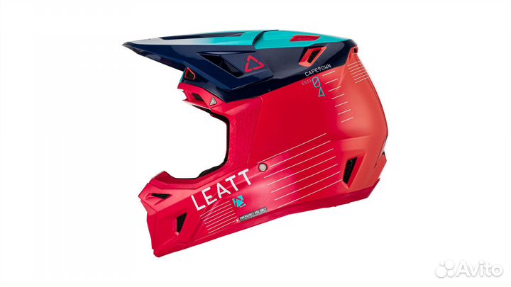 Мотошлем Leatt Moto 8.5 Helmet Kit Red, L размер