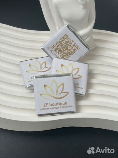 Логотип на шоколадке 5 г