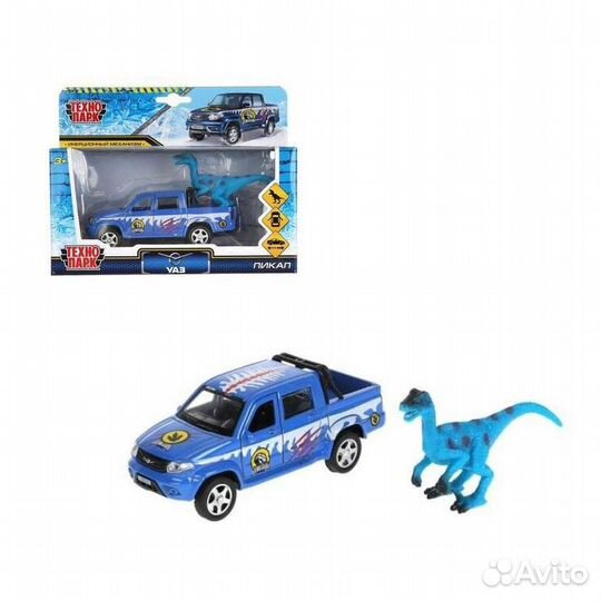 Машина Модель Uaz Pickup Снег Технопарк pickup-12