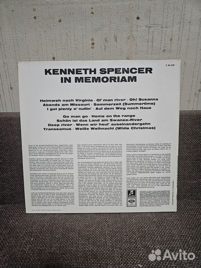 Kenneth Spencer – In Memoriam