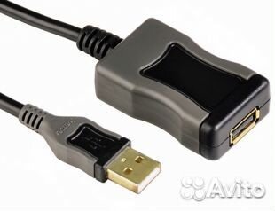 Новый кабель usb2.0 am/AF;аудио удлинит.3м;H-78482