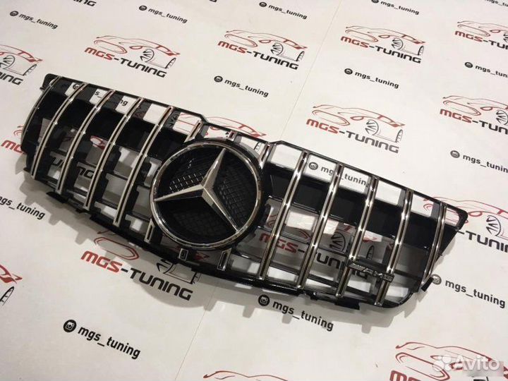 Решетка на Mercedes GLK 08-12г. GT-Style + AMG