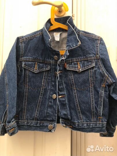 Джинсовая куртка винтаж Микки Маус