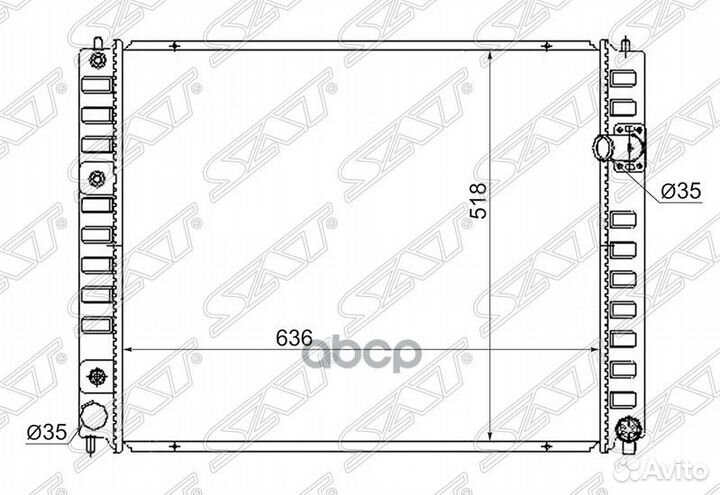Радиатор Infiniti FX35 08-12 / EX25 11-13 / EX3