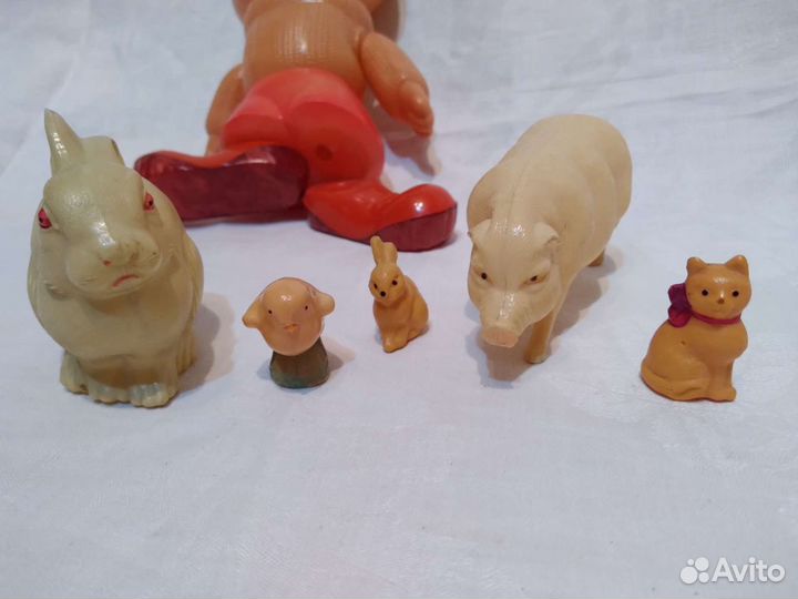 Детские игрушки СССР из целлулойда