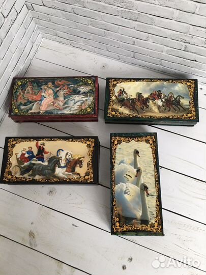 Новая деревянная шкатулка/ купюрница