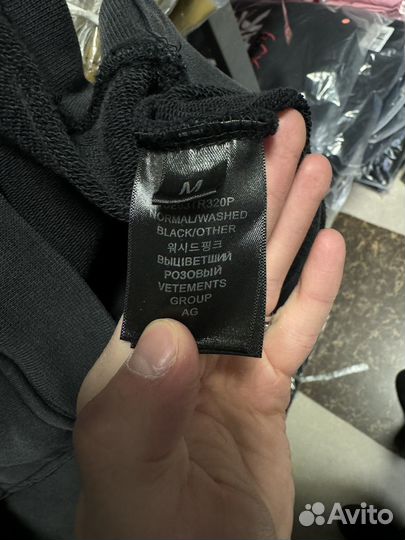 Редкое худи Vetements оверсайз новинка 2025