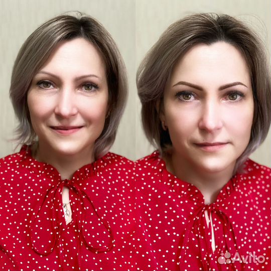 Модель брови губы