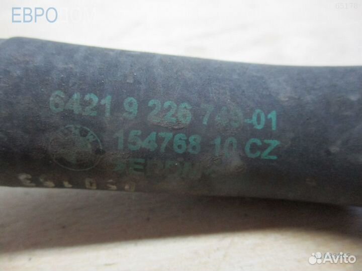 Патрубок BMW F07 GT LCI n20