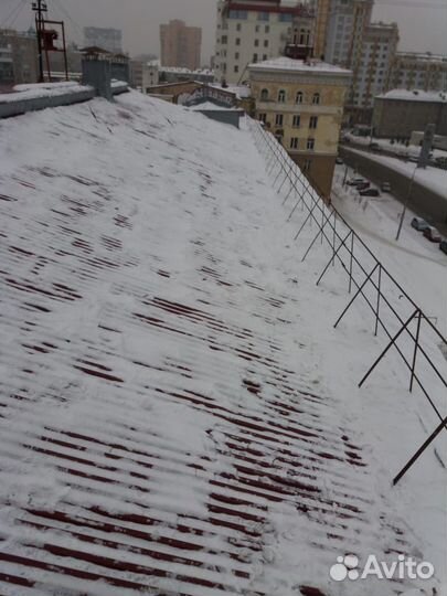Чистка снега, крыш, зданий, территории, сброс