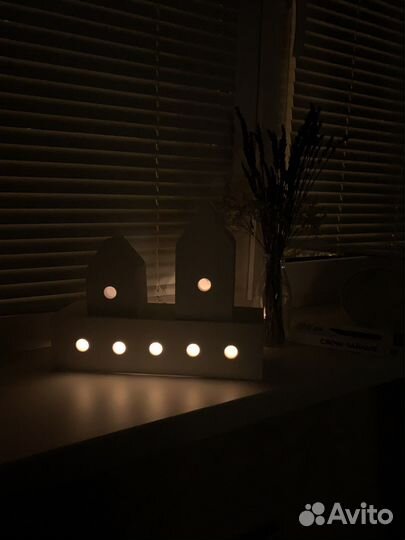 Подсвечник из гипса