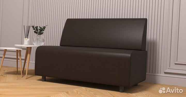 Кожзам диван офисный