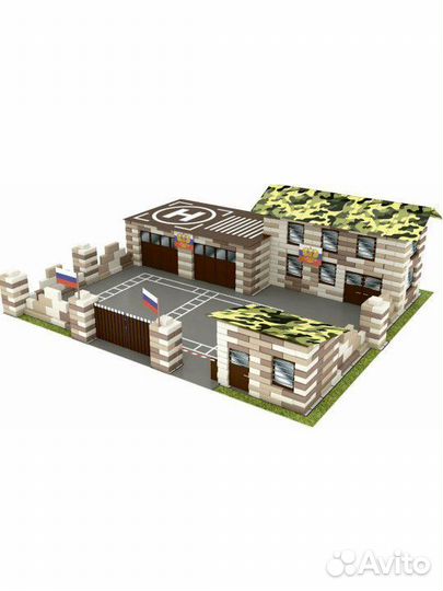 Конструктор. Военная база. Brick style