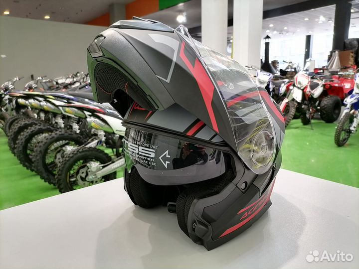 Мото шлем модуляр Acerbis serel