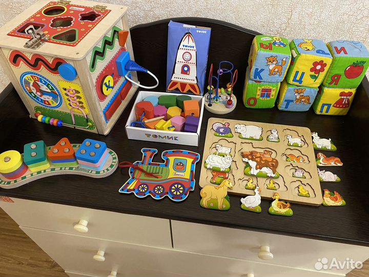 Развивающие деревянные игрушки