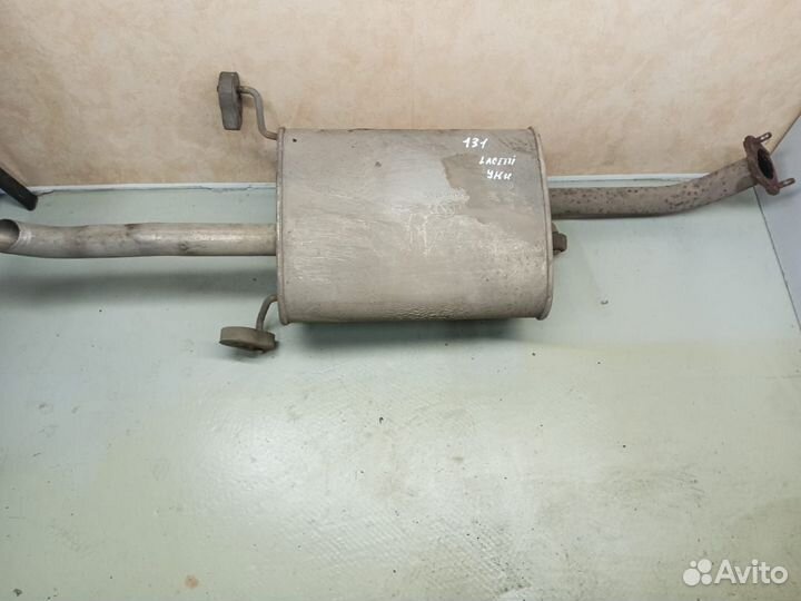 Выхлопная бочка задняя Chevrolet Lacetti универсал