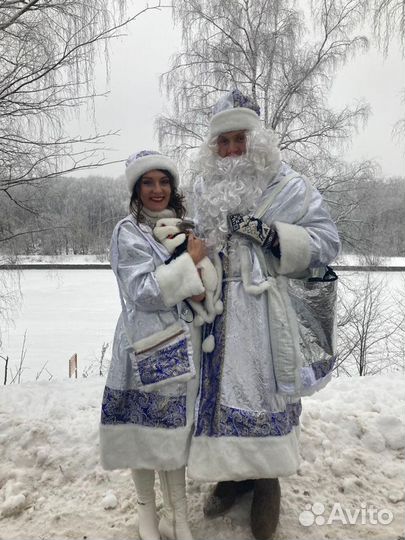 Дед Мороз,Снегурочка и кролик Москва, Химки