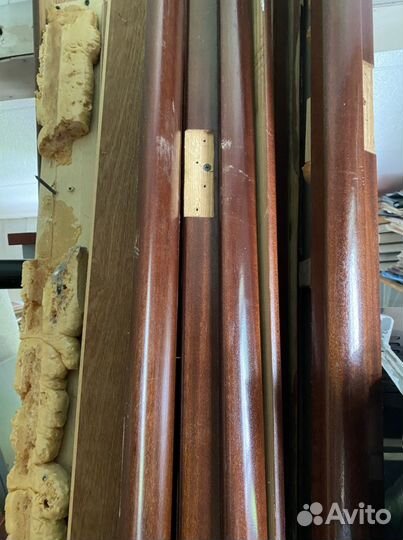 Двери распашные шпон и дверь - купе в ванную