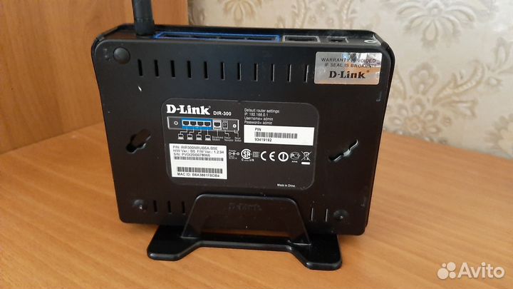 Wifi роутер D-Link DIR-300