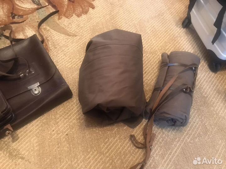 Портфель военный кожа