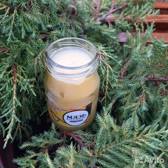 Домашняя Мазь живичная на основе сосновой живицы