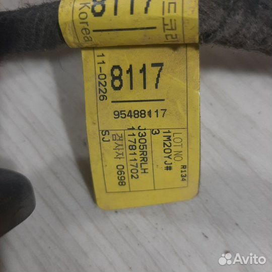 Проводка двери задняя левая Chevrolet Cruze