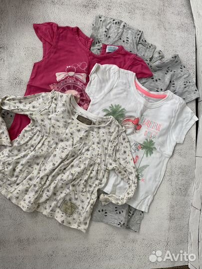 Пакей вещей на девочку от 50 до 110 см