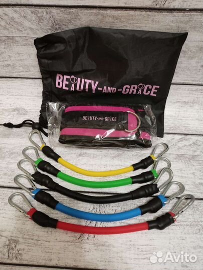 Манжеты для ног экспандер тренажёр для тренировок