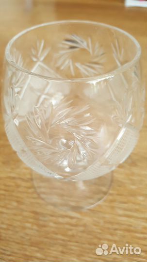 4 винных бокала хрусталь СССР