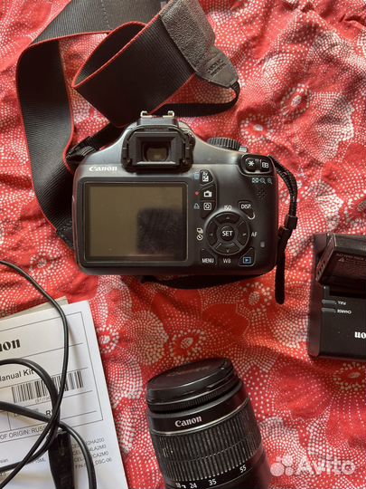 Зеркальный фотоаппарат canon eos 1100d